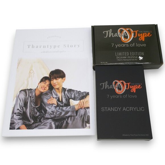 TharnType The Series Story 7 Years Of Love Photobook, Puzzle & Standy Acrylic - Picture 1 of 3
